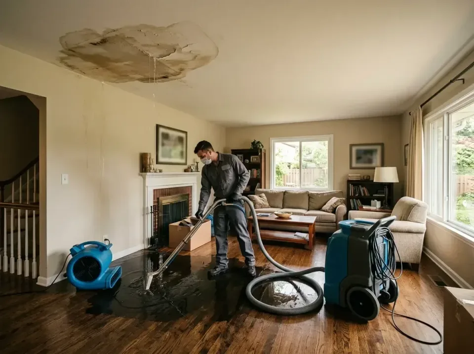 attic-pipe-burst-ceiling-drip-008 — frequently asked questions, Water Damage Restoration & Carpet Care in Central Falls, RI